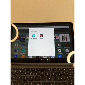 Amazon Fire Max 11 Tablet Bundle with Keyboard Case and Stylus Pen Gray 64GB